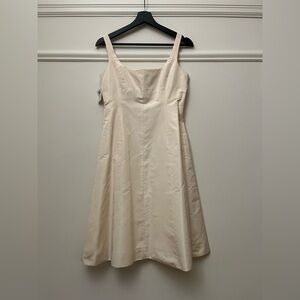J. Crew Ivory Silk Dress